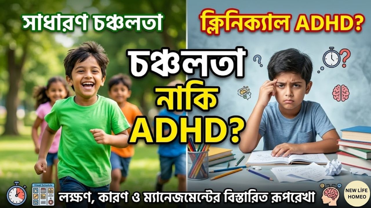 চঞ্চলতা নাকি এডিএইচডি (ADHD)